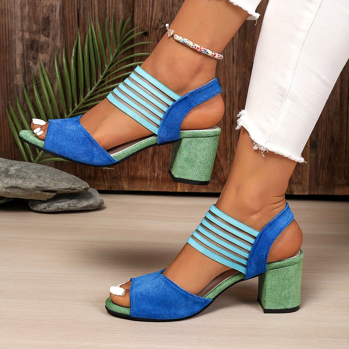 Aretha - Zapatos Elegantes Y Modernos Con Tacón Grueso