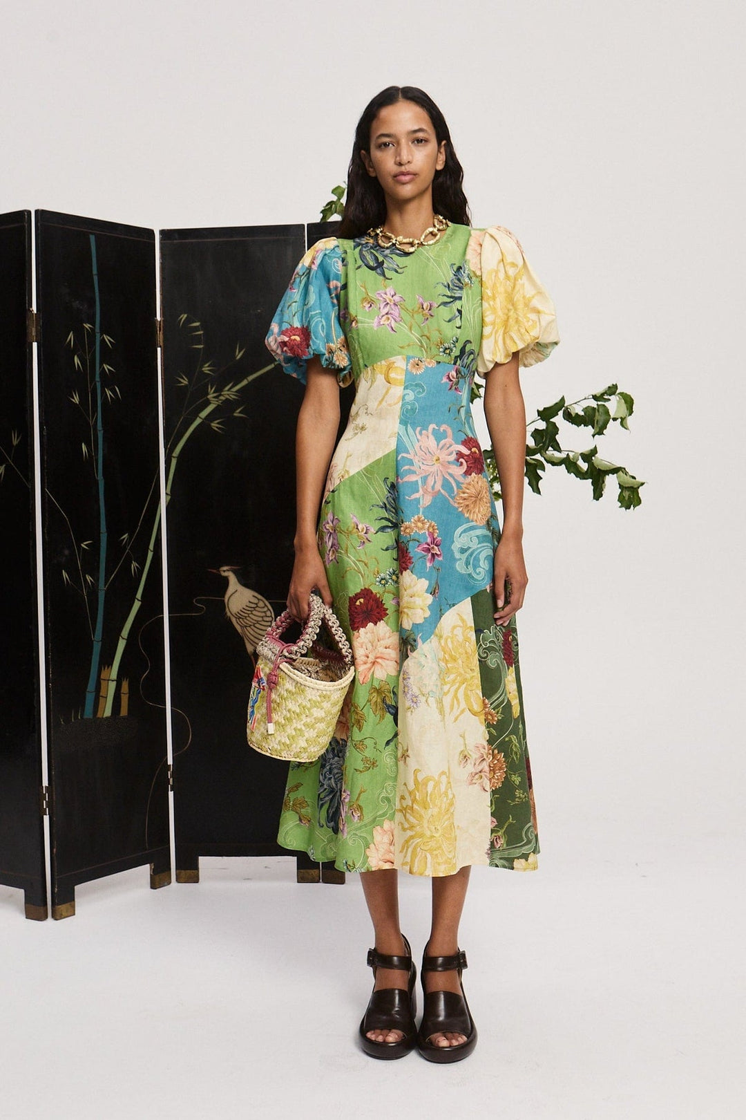 Maileen - Vestido Midi con Costuras Avery