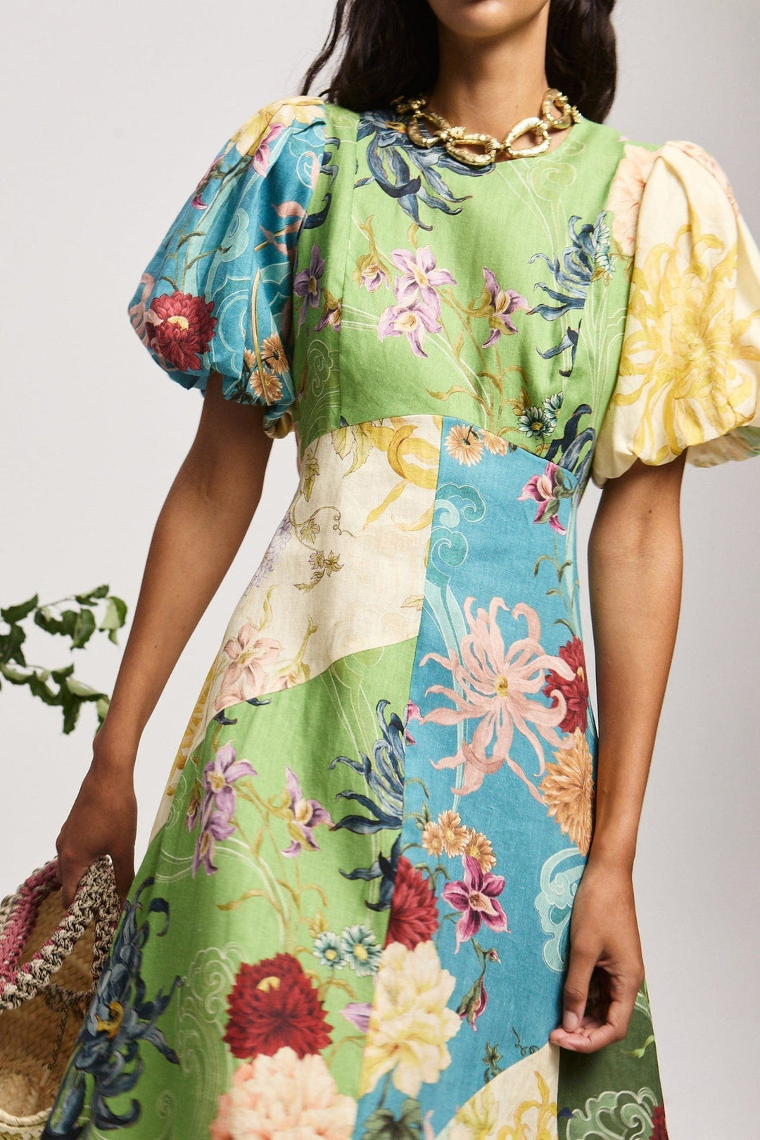 Maileen - Vestido Midi con Costuras Avery