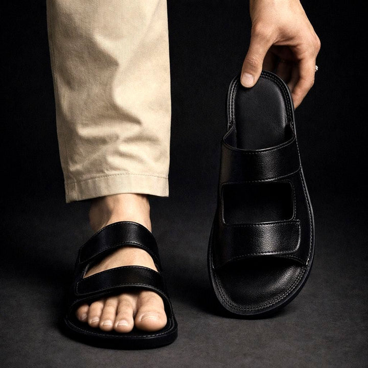Henrique - Sandalias Sin Cordones Con Doble Tira