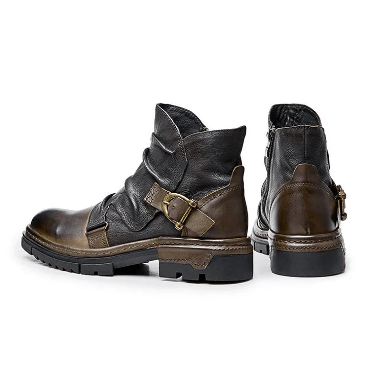 Arjen - Botas Moteras De Piel