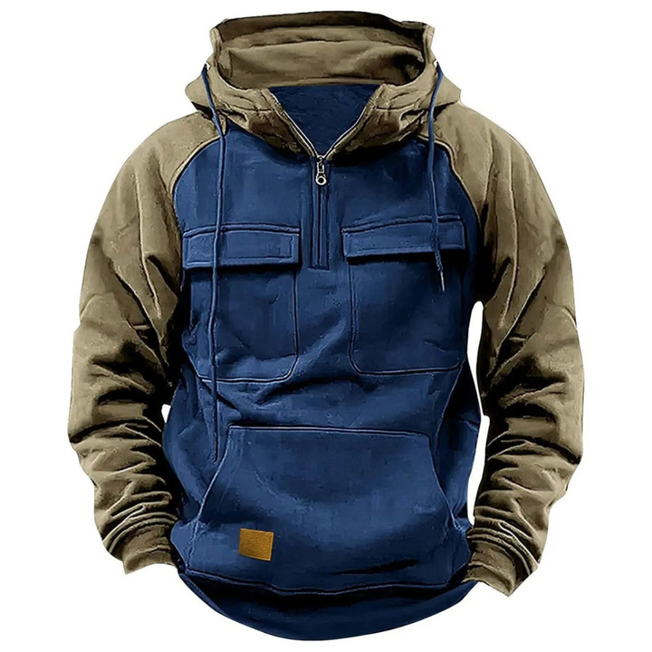 Denzel - Sudadera Premium Con Capucha y Cremallera Sudadera Polar