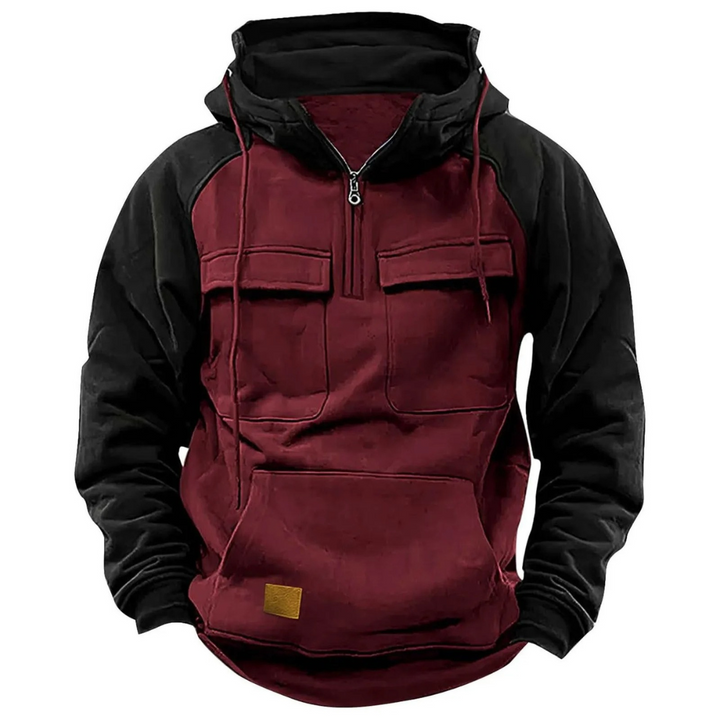 Denzel - Sudadera Premium Con Capucha y Cremallera Sudadera Polar