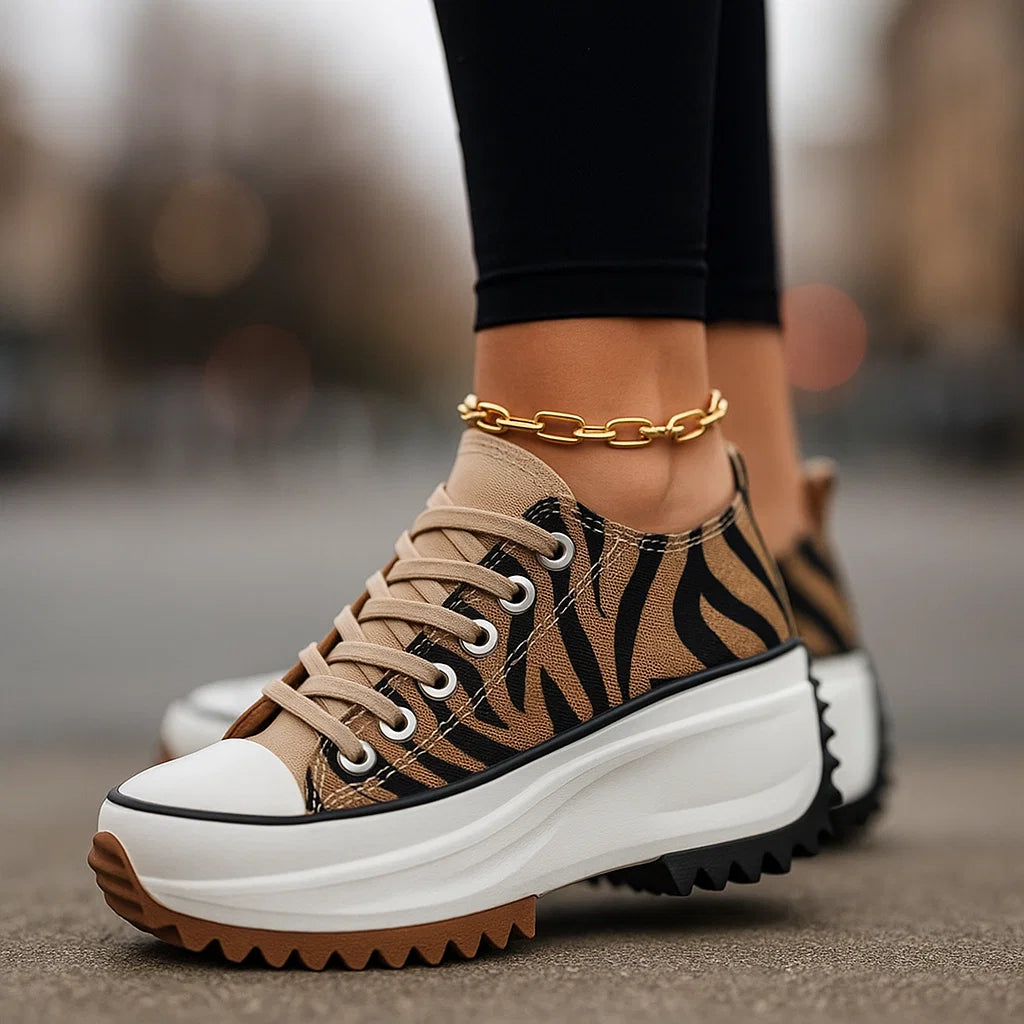 Jianna - Zapatillas Deportivas Sasuales Con Cordones