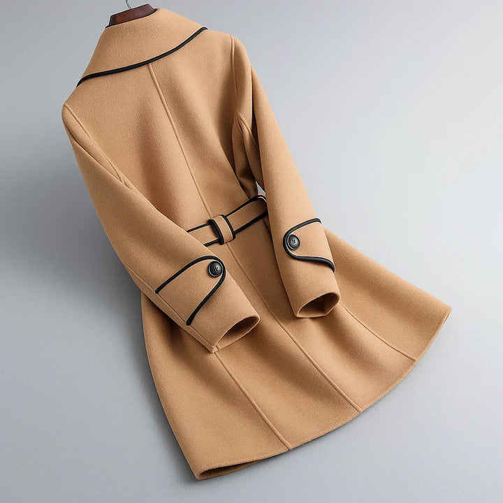 Aitana - Gabardina Con Cuello De Solapa y Cinturón