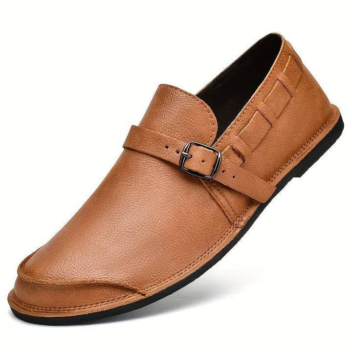 Efraim - Mocasines Cómodos de Estilo Retro Sin Cordones