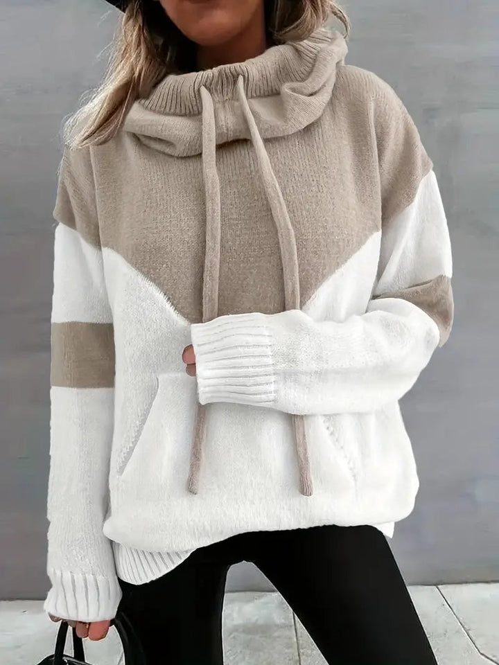 Letitia - Sudadera Con Capucha y Cordón en Bloque de Color