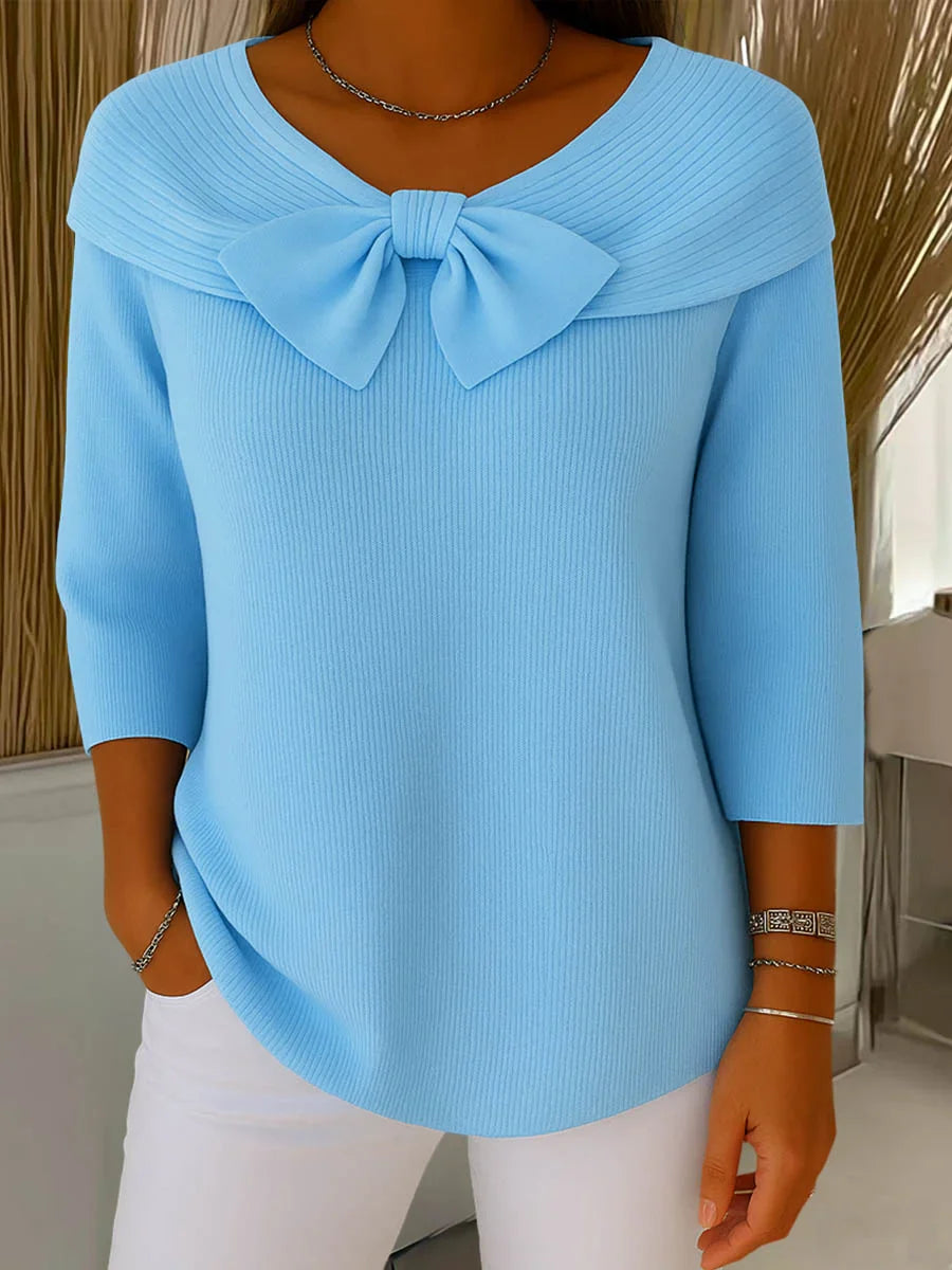 Mylie - Jersey De Punto Con Cuello Redondo
