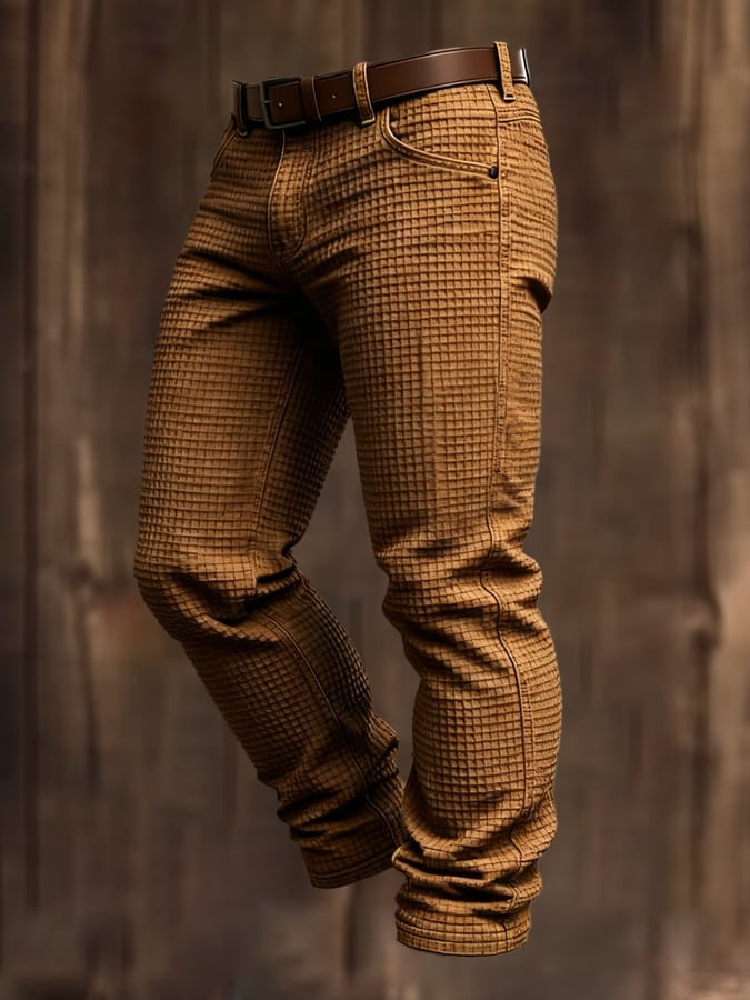 Jamieson - Pantalón De Trabajo Tipo Gofre Para Aventuras Al Aire Libre De Estilo Vintage