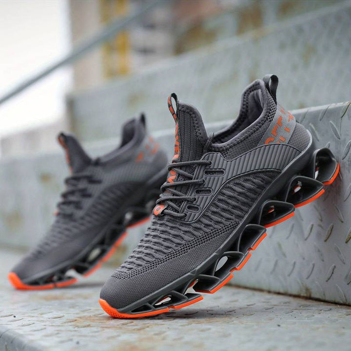 Shmuel - Zapatillas Deportivas Casuales Con Cordones y Diseño Geométrico