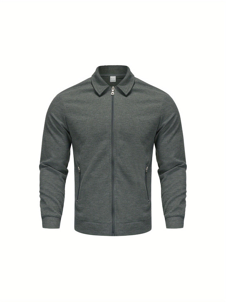 Marvin - Chaqueta Informal De Poliéster Con Cremallera