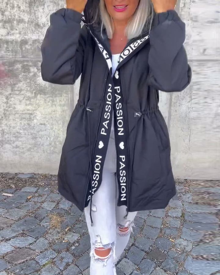 Kasia - Chaqueta con Cremallera Clásica