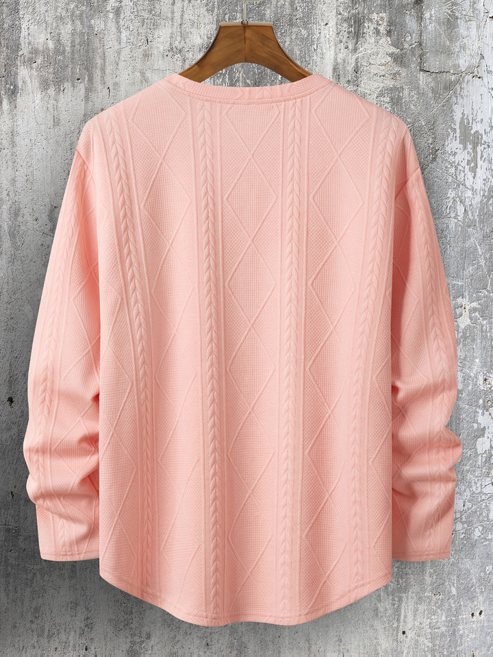 Lyman - Sudadera Con Capucha y Manga Larga Con Estampado Geométrico