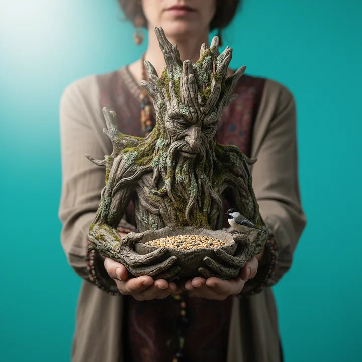 NatureHold - Una Escultura Para Alimentar a Las Aves Integrada En Un árbol