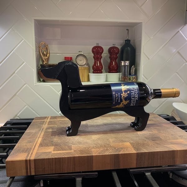 WineHound - Portabotellas De Vino Perro Salchicha