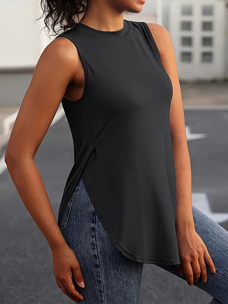 Desirae - Camisa Sin Mangas Transpirable