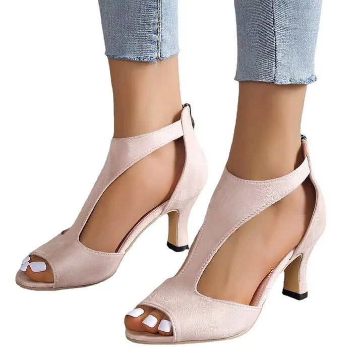Kalysha - Zapatos De Tacón Con Cremallera Trasera En Forma De Pez