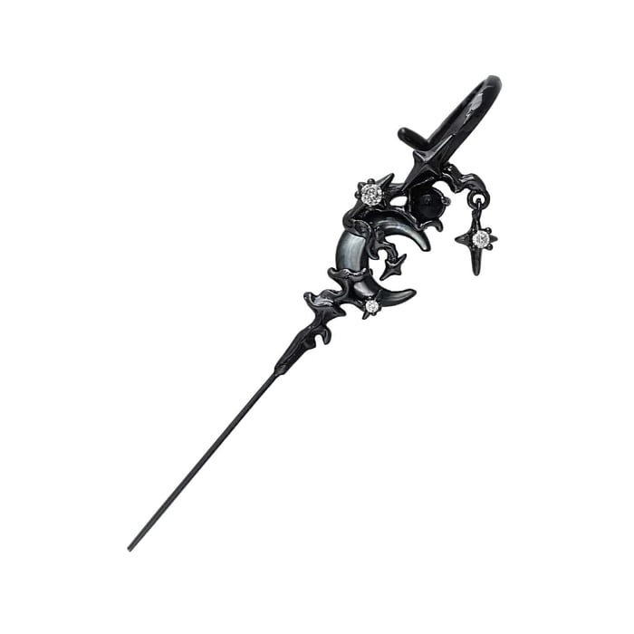 LunaHooks - Myth Of Moon Gancho De Oreja Aguja Piercing Pendiente