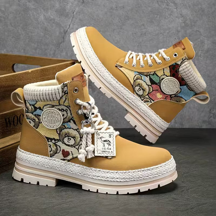 Hilarie - Estampado De Ositos Antideslizantes Zapatilla Deportiva