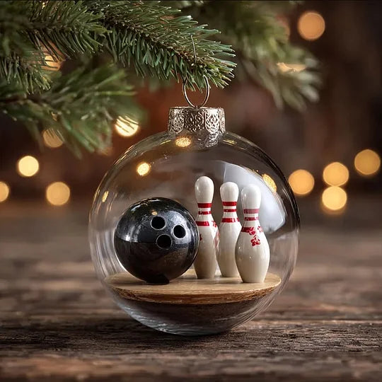 MerryBall - Adorno Navideño Deportivo Bola de Cristal