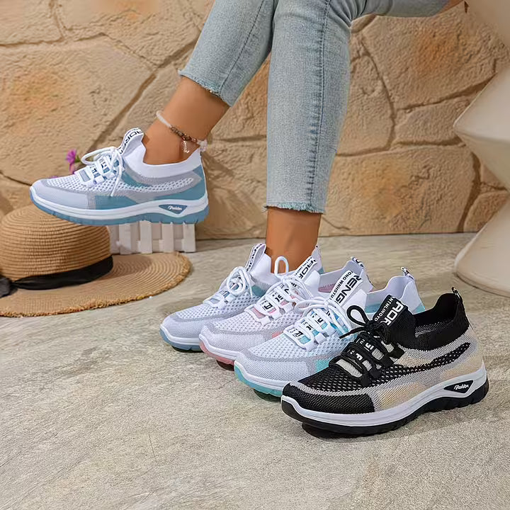 Loreta - Zapatillas Deportivas Transpirables Con Malla Degradada