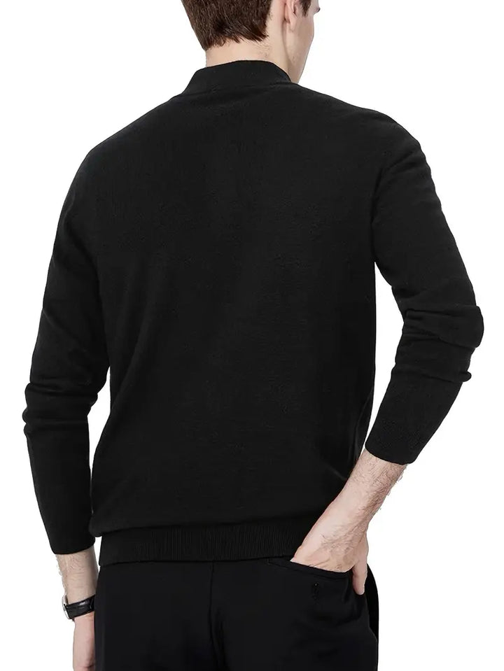 Aryan - Jersey Informal De Punto Con Cremallera