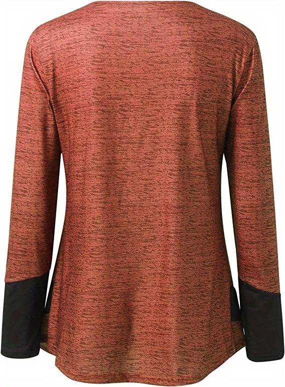 Umangi - Camiseta de Manga larga Con Botones