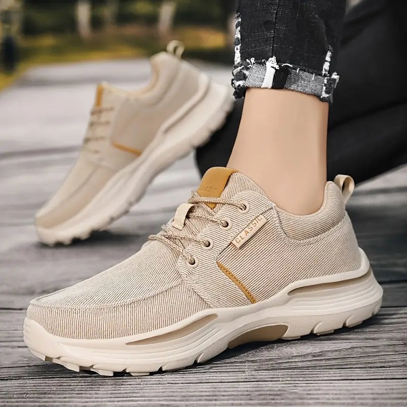 Keidean - Zapatillas De Lona Transpirables Con Cordones