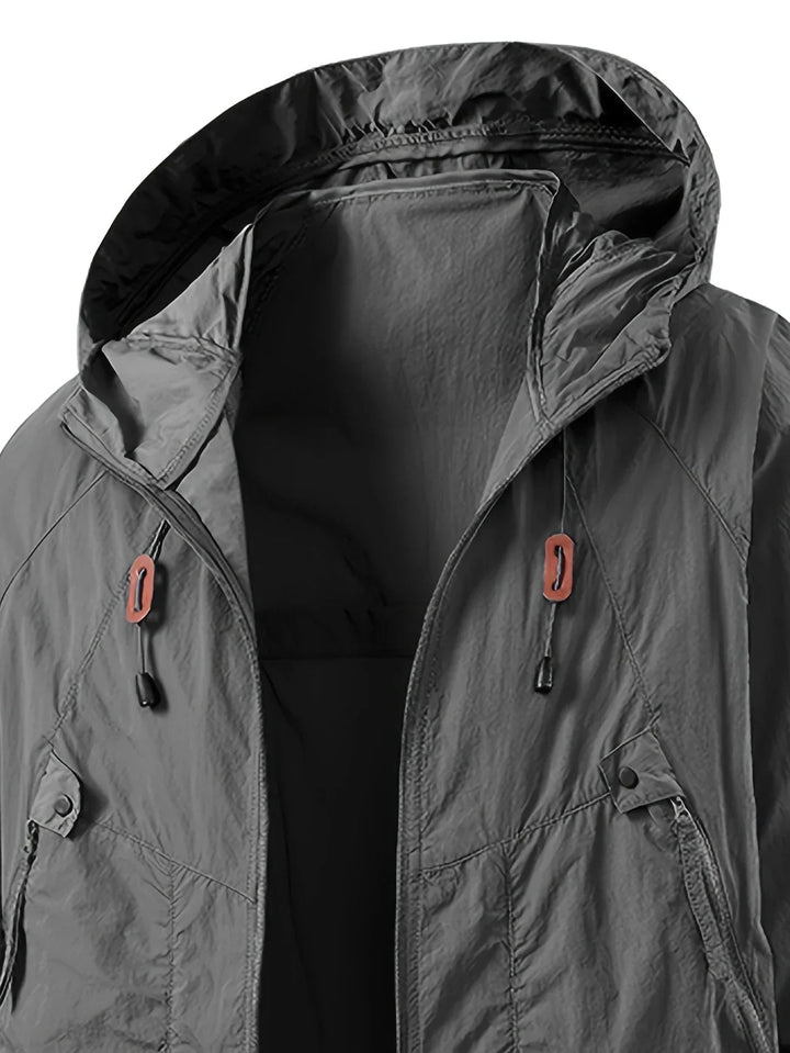 Vrenda - Chaqueta Con Capucha y Mangas Largas Con Bolsillo
