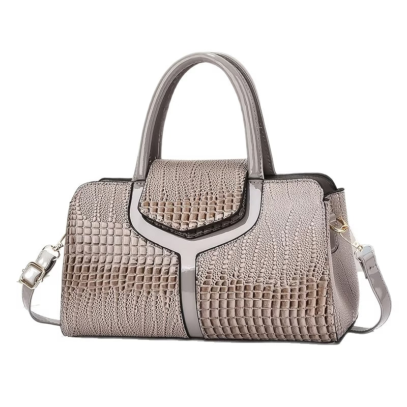 Subina - Bolso Con Textura De Cocodrilo