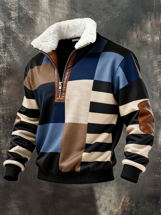 Stoinis - Sudadera Informal De Manga Larga Con Estampado En Bloques De Color