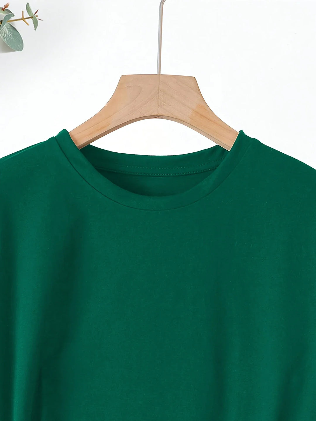 Larson - Informal Manga Corta Camiseta Con Estampado De Corazones