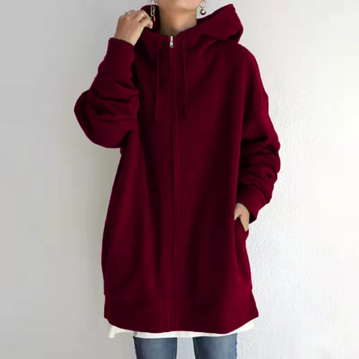 Sylvie - Acogedora Sudadera Con Capucha Sobredimensionado