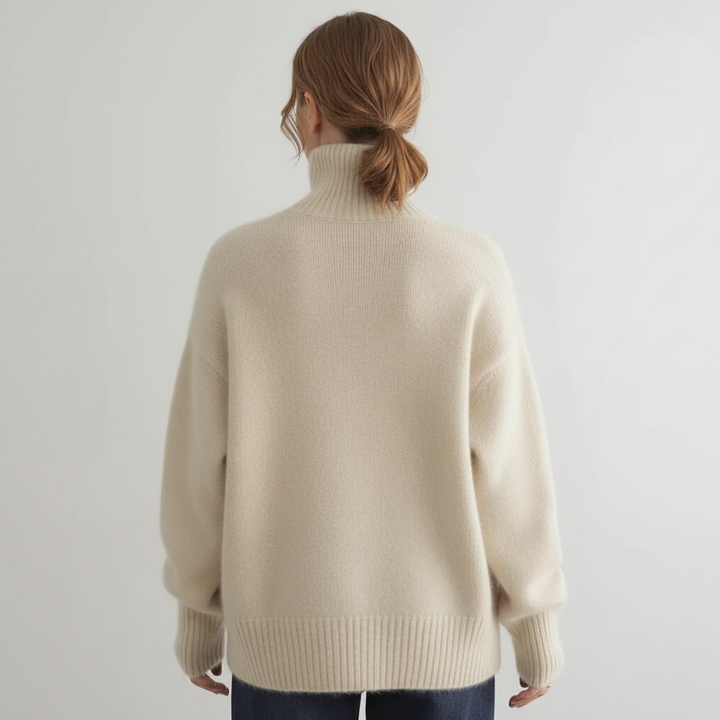Marchao - Cálido Jersey De Cuello Alto Con Cuello Alto