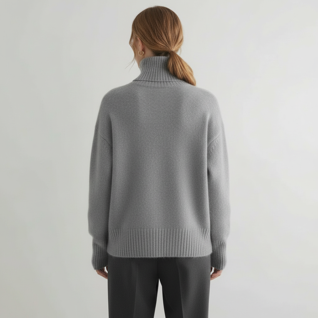 Marchao - Cálido Jersey De Cuello Alto Con Cuello Alto