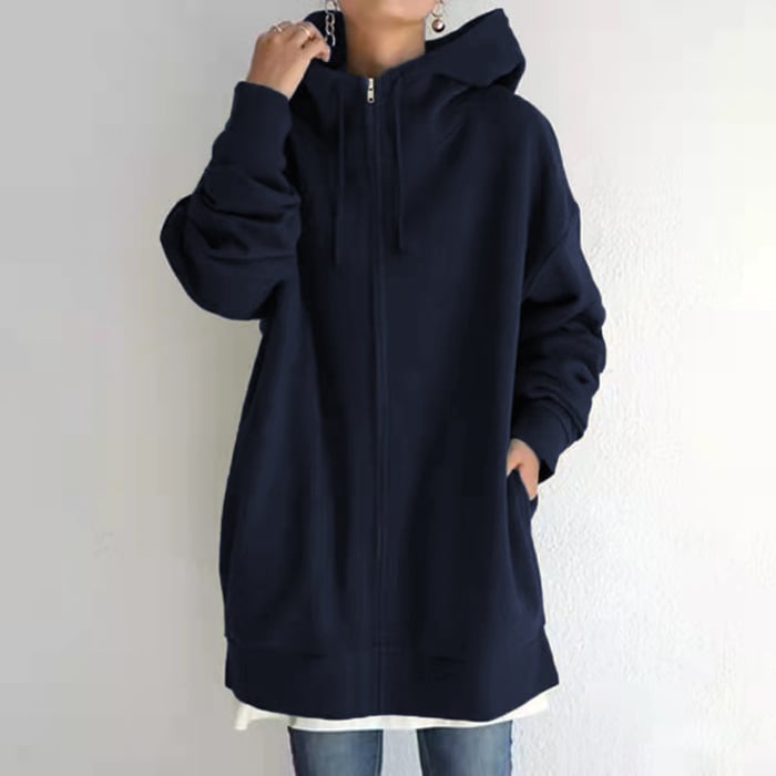 Sylvie - Acogedora Sudadera Con Capucha Sobredimensionado