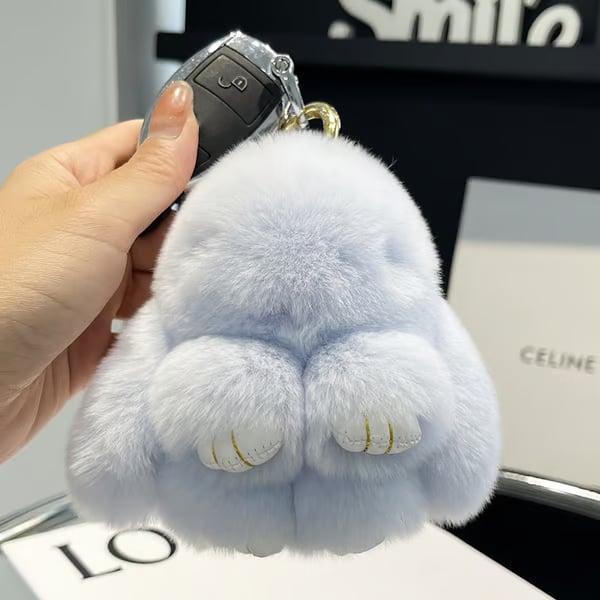 FauxFur - Conejito suave hecho a mano PomPom Encantos