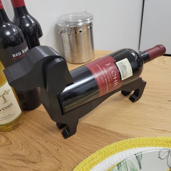 WineHound - Portabotellas De Vino Perro Salchicha