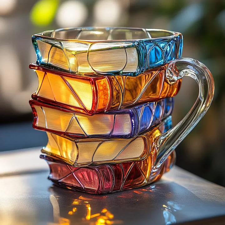MugArt - Taza con Libro Pintado