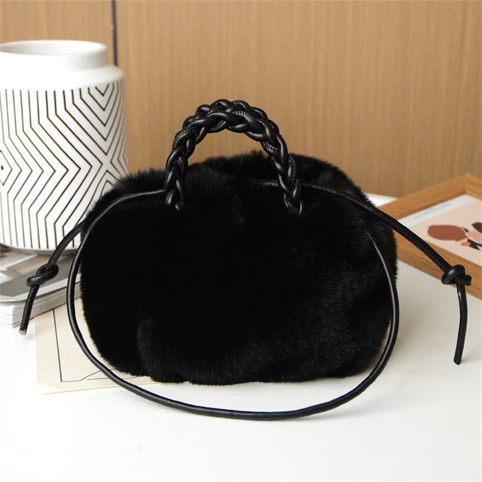 Narnia - Bolso Bandolera de Peluche con Forma de Calabaza