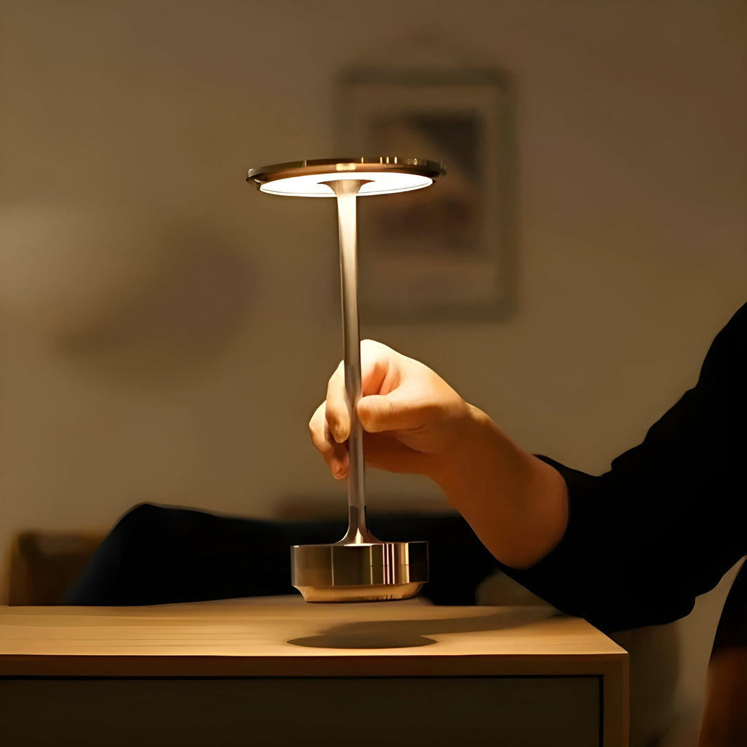 GlowPulse - Lámpara De Mesa Inalámbrica y Recargable