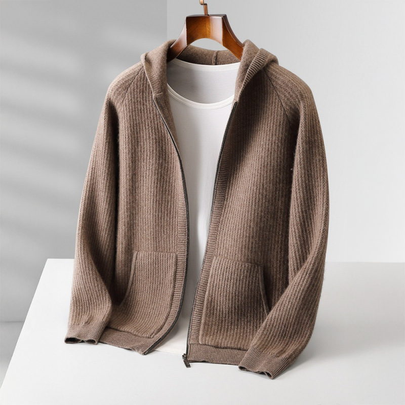 Yonel - Sudadera Con Capucha de Cachemira De Lujo
