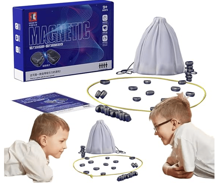 MindSpark - Juego De Ajedrez Magnético Divertido Juego De Estrategia Para Niños y Familias