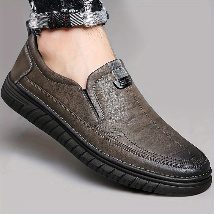 Faran - Zapatos Sin Cordones Con Costuras y Suelas Texturizadas