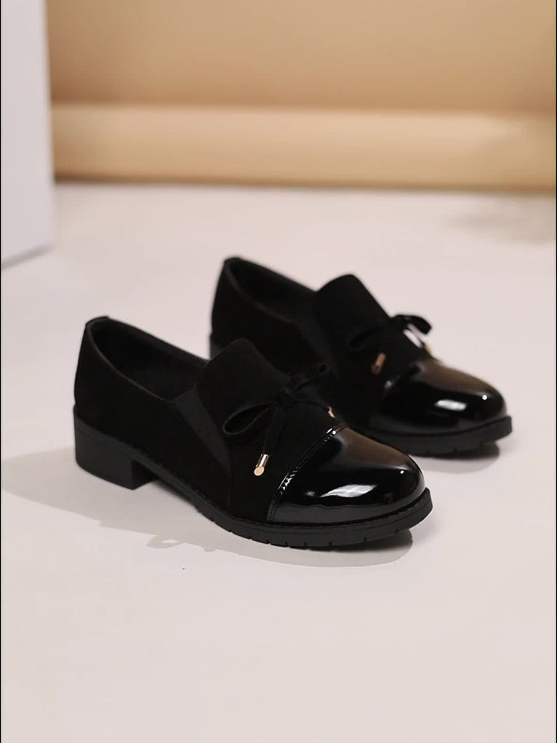 Virna - Elegantes Mocasines Antideslizantes Con Lazo
