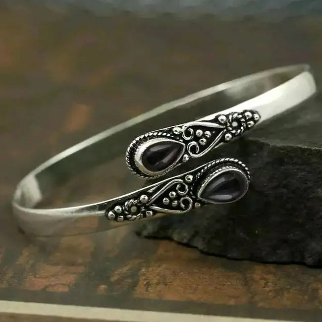 Rovik - Pulsera Vintage De Plata