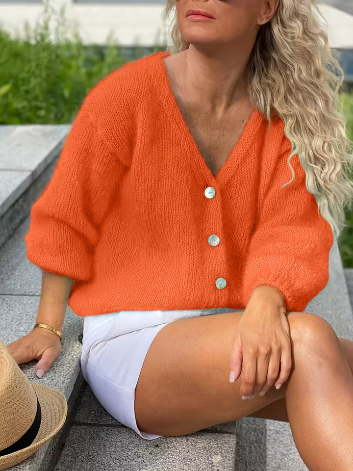 Hozanna - Jersey De Manga Larga De Punto Con Botones