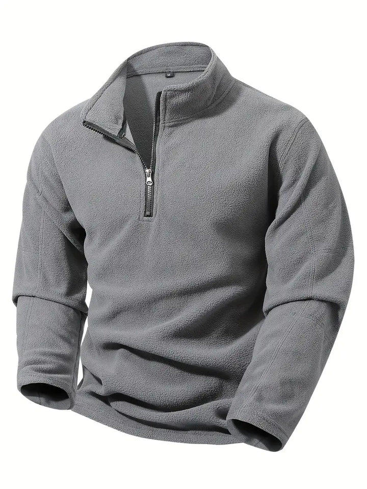 Maurits - Sudadera Con Cuello Alto Y Media Cremallera