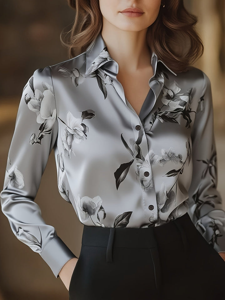 Majia - Elegante Camisa De Manga Larga Con Botones