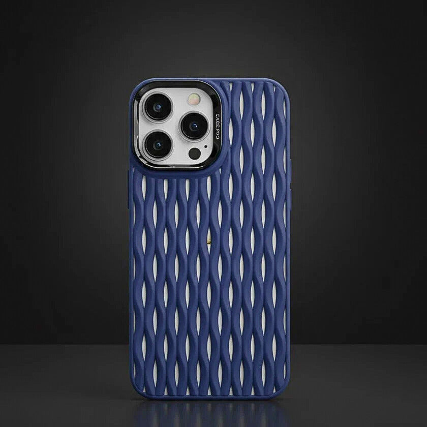 GripGrove - Funda Transpirable De Malla Tejida Para iPhone